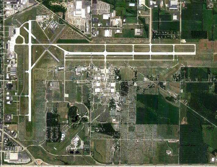 EAA AirVenture Grounds Map Correct road layout